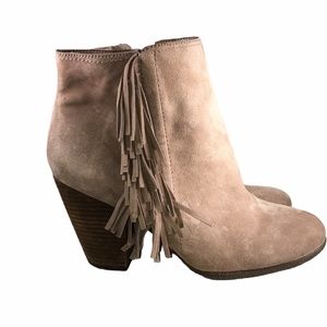 Vince Camuto Harlin Fring Leather Boots